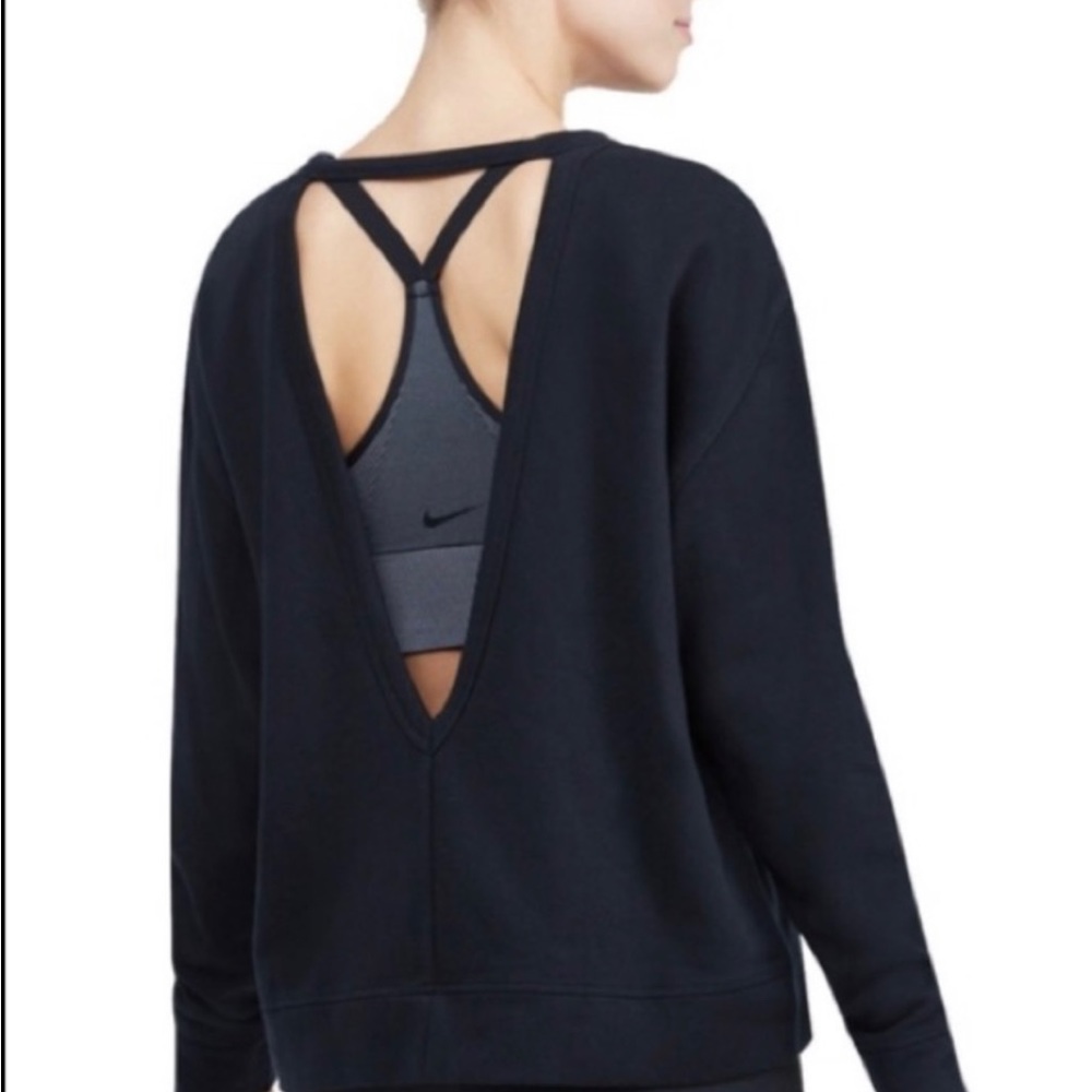 Nike Dry Fit Open Back Sweater